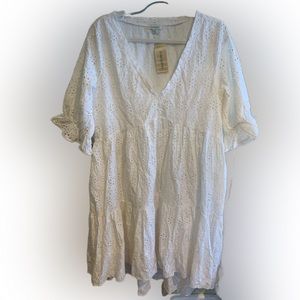 White Sundance Jasmine Eyelet Dress